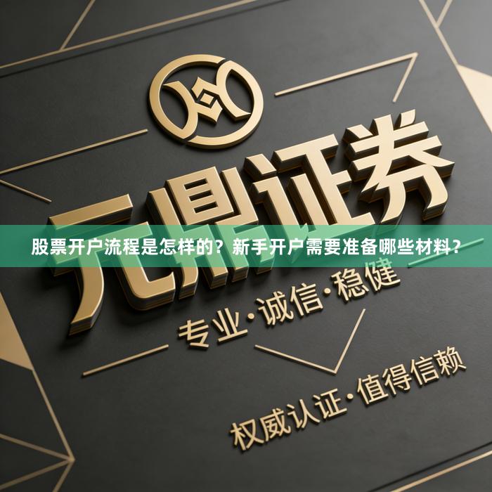 股票开户流程是怎样的？新手开户需要准备哪些材料？
