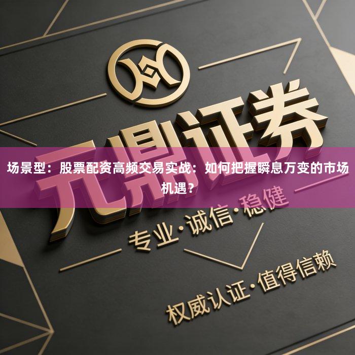 场景型：股票配资高频交易实战：如何把握瞬息万变的市场机遇？