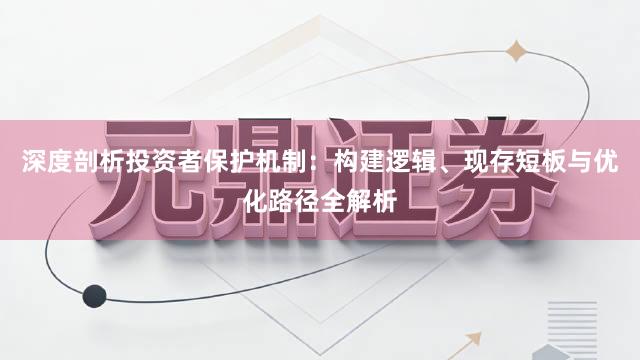 深度剖析投资者保护机制：构建逻辑、现存短板与优化路径全解析