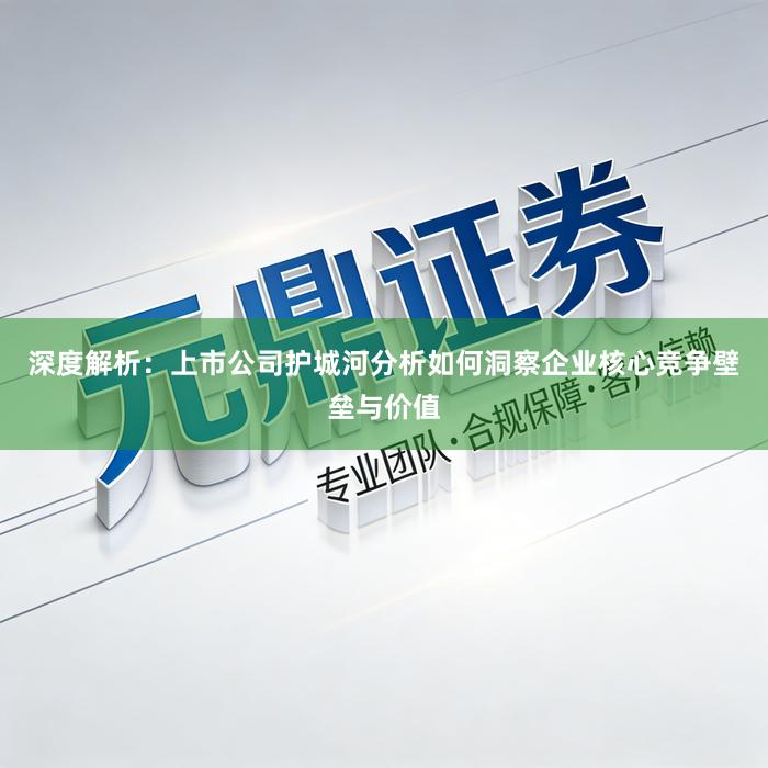 深度解析：上市公司护城河分析如何洞察企业核心竞争壁垒与价值