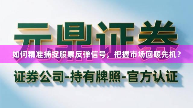 如何精准捕捉股票反弹信号，把握市场回暖先机？