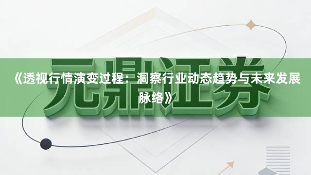 《透视行情演变过程：洞察行业动态趋势与未来发展脉络》